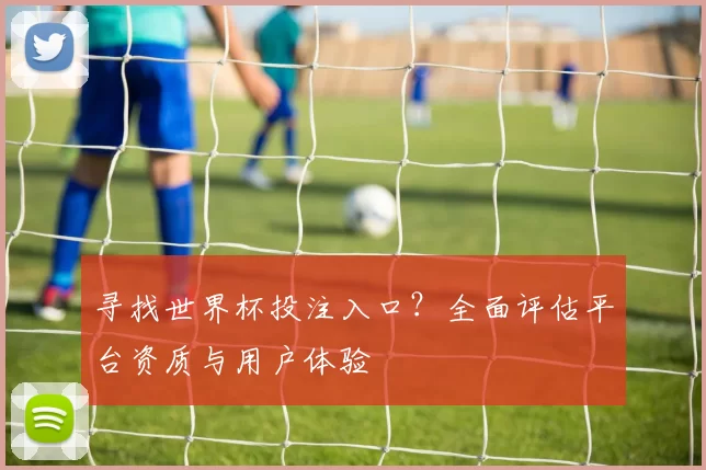 寻找世界杯投注入口？全面评估平台资质与用户体验
